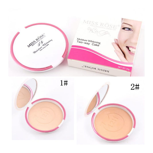 Miss Rose 3d Contour Moisture Whitening Two-way Pressed Powder Cake (16g) Cosmia