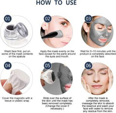 Audala Magnetic Mask Mineral Sea Mud Black Deep Skin C&aleanser Face Mask – Moisture Anti Ageing Cleaning Facial Pore Reducer And Help Clean Acne – Blackhead Mp; Oil Skin Care Cosmia