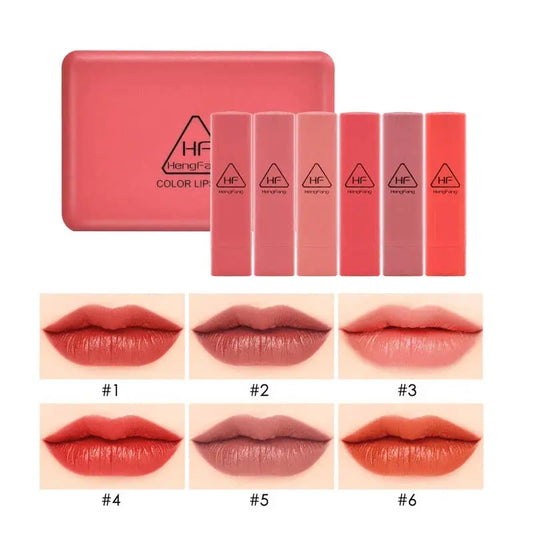 Heng Fang Mini Matte Lipsticks Pack of 6 Cosmia