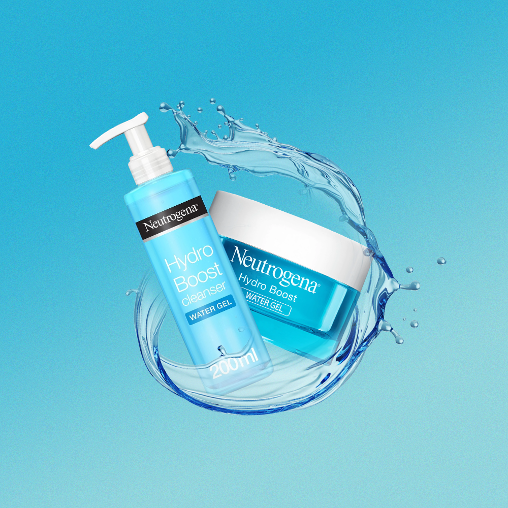 Bundle - Neutrogena Hydro Boost Water Gel + Hydro Boost Cleanser Cosmia