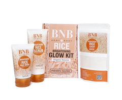 BnB Whitening Rice Extract Bright & Glow Kit Cosmia