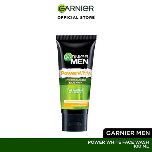 Garnier Men Turbo Bright Face Wash 100 ml - For Brighter Skin Garnier