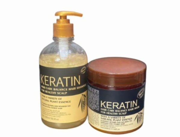 Keratin Hair Care Balance Hair Shampoo & Mask For Hair Treatment Cosmia